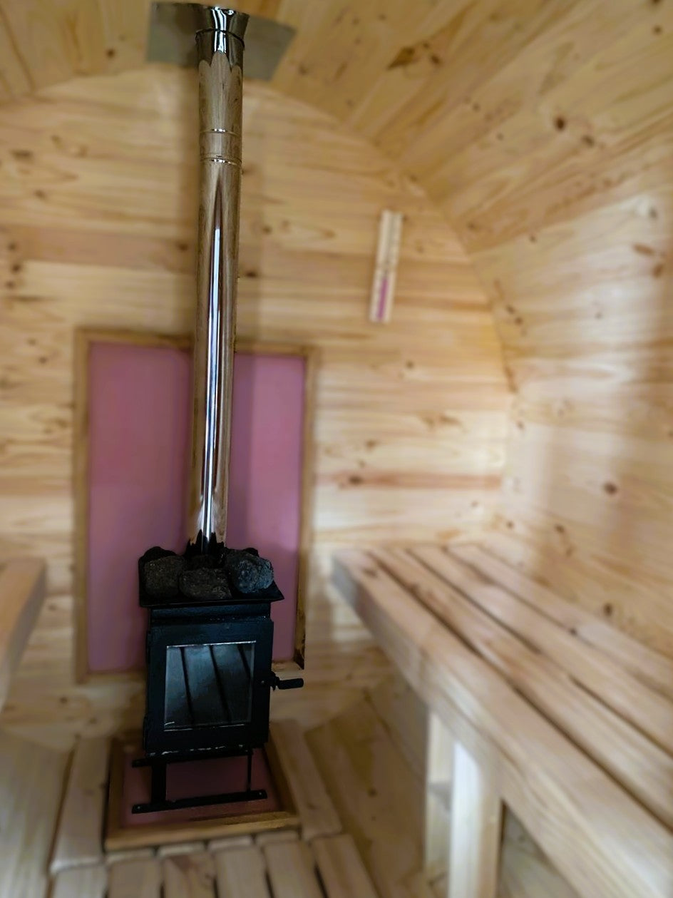 š„ Sauna Barril Cayumanqui Sin Antesala ā Modelos 4 y 6 Personas