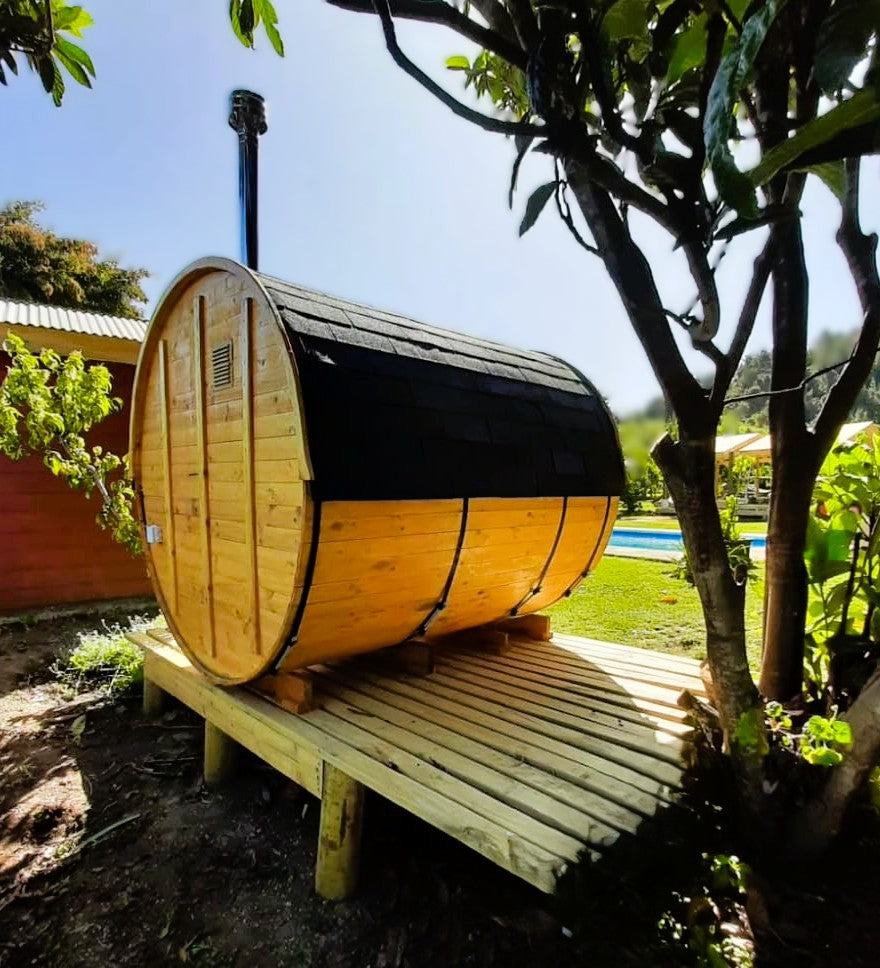 š„ Sauna Barril Cayumanqui Sin Antesala ā Modelos 4 y 6 Personas