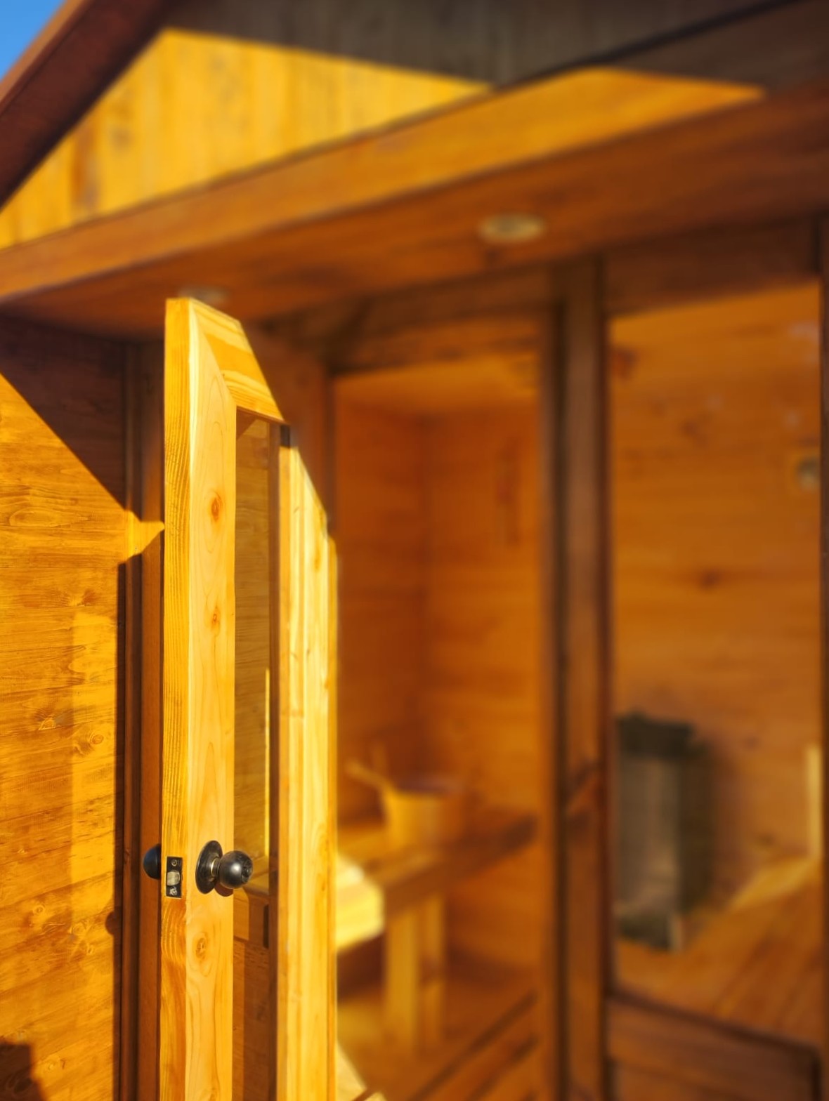 🔥 Sauna Exterior Modular Jardín – Diseño Canadiense