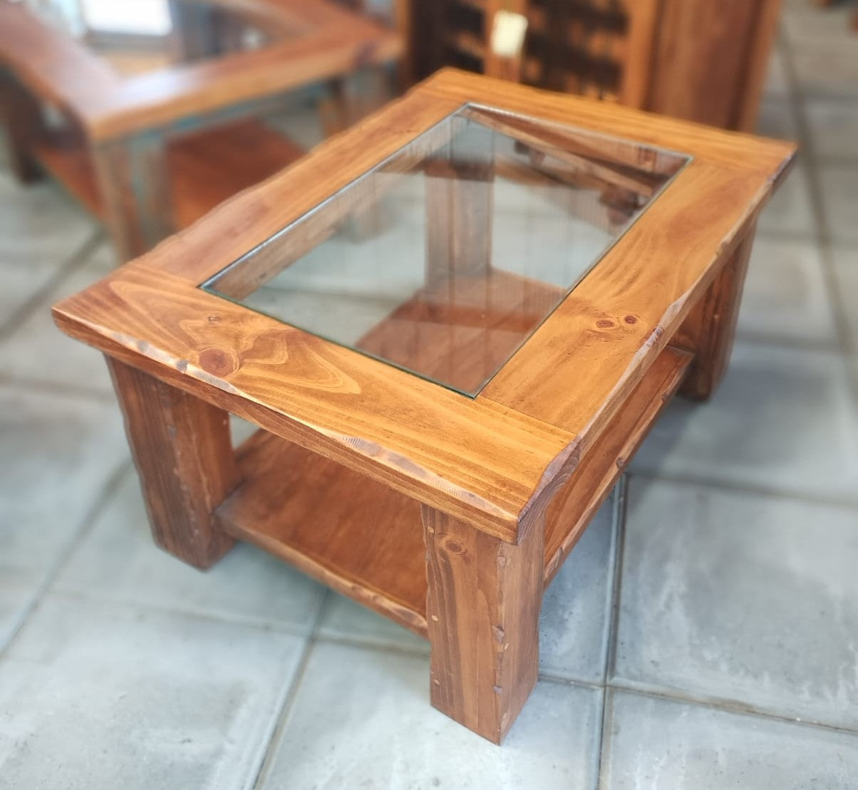 MESA DE CENTRO MADERA NACIONAL PINO