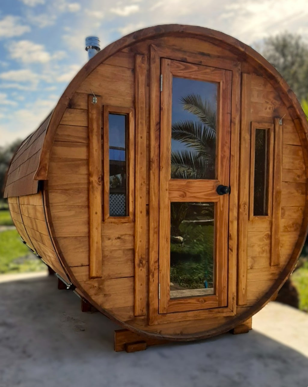 š„ Sauna Barril Cayumanqui Sin Antesala ā Modelos 4 y 6 Personas