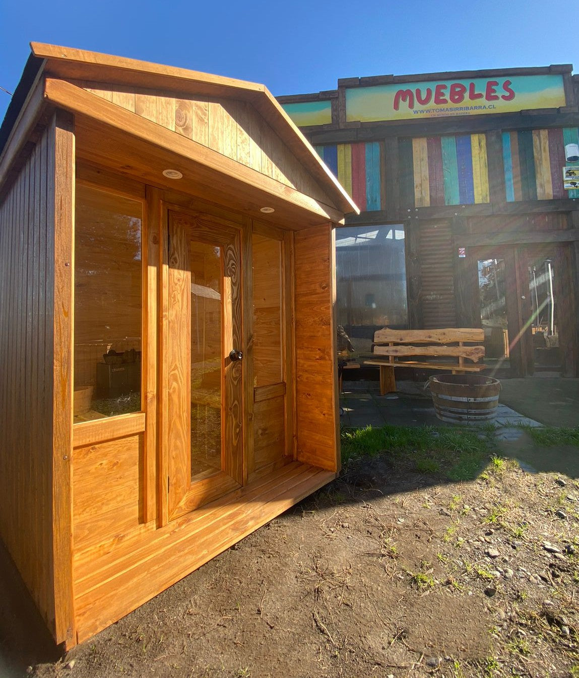 🔥 Sauna Exterior Modular Jardín – Diseño Canadiense