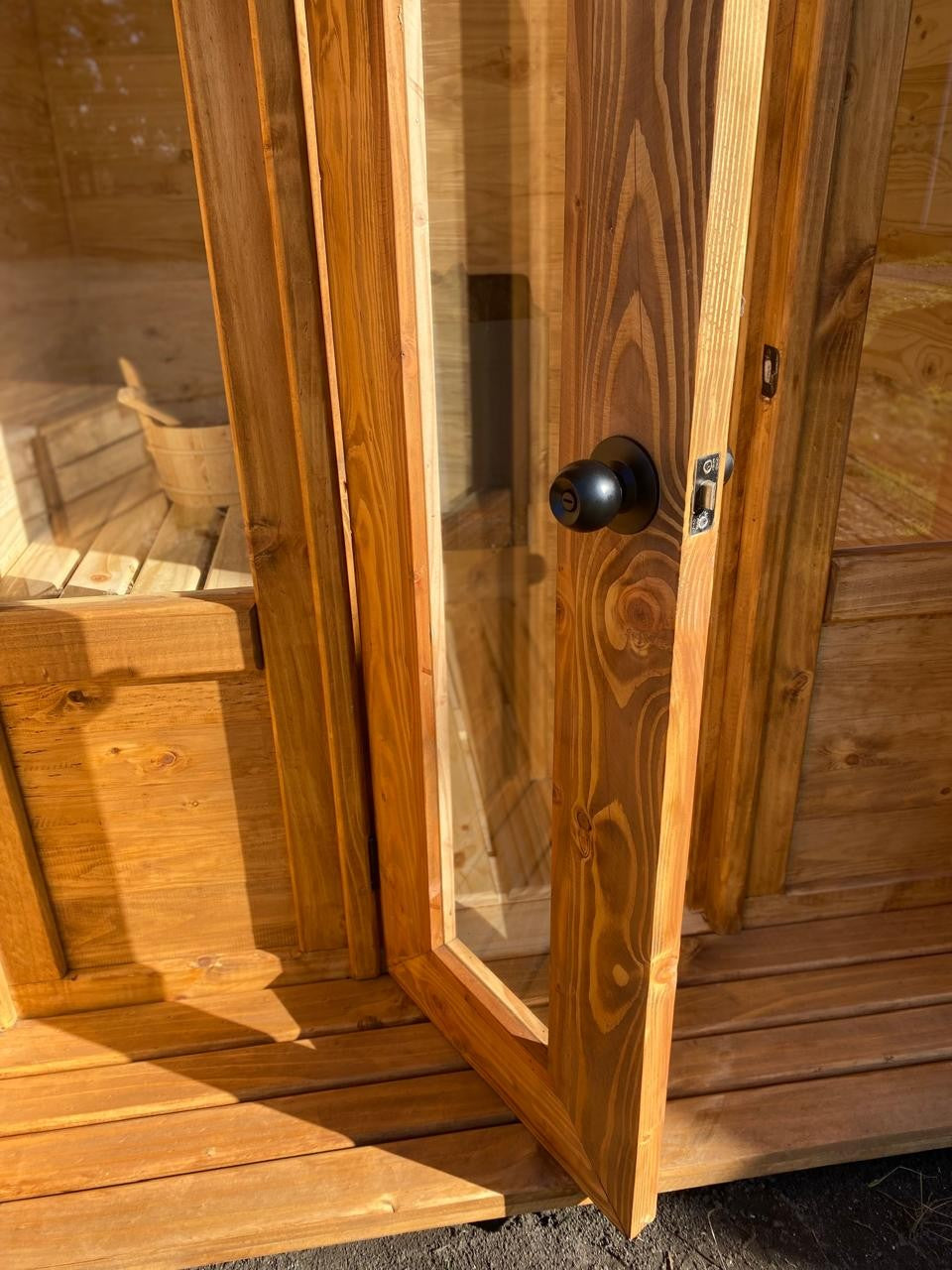 🔥 Sauna Exterior Modular Jardín – Diseño Canadiense