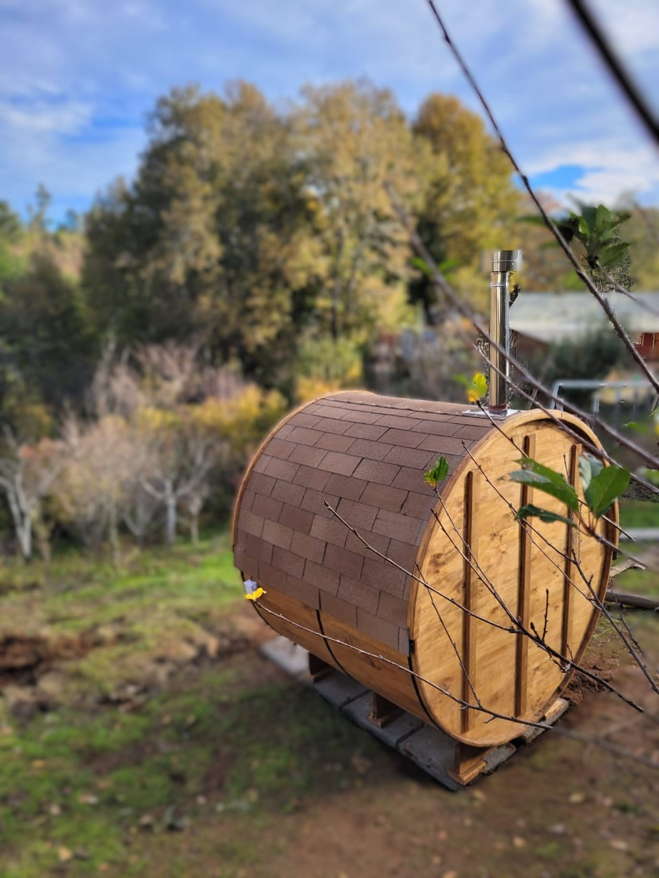 š„ Sauna Barril Cayumanqui Sin Antesala ā Modelos 4 y 6 Personas