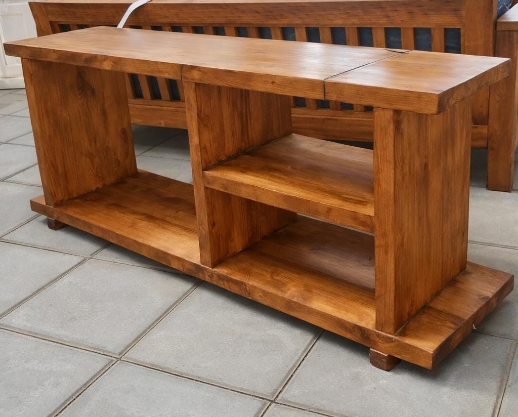 🌿 RACK EN MADERA DE CIPRÉS