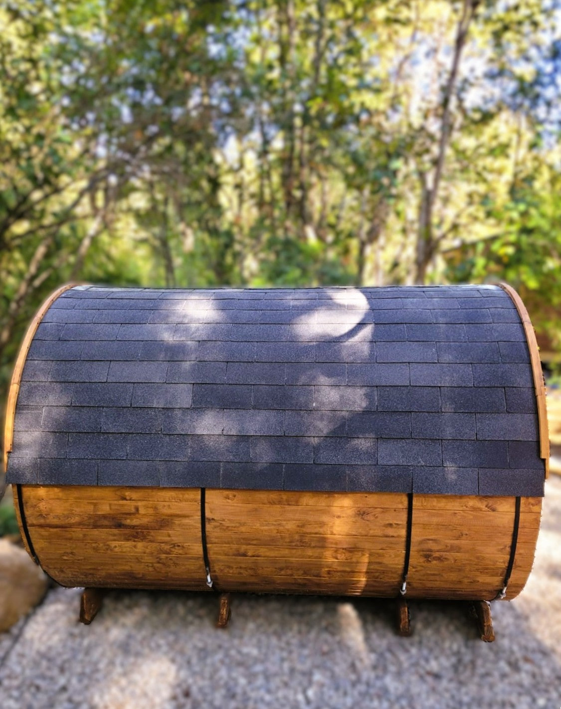 🔥 Sauna Barril Itata con Antesala – Modelos 4 y 6 Personas