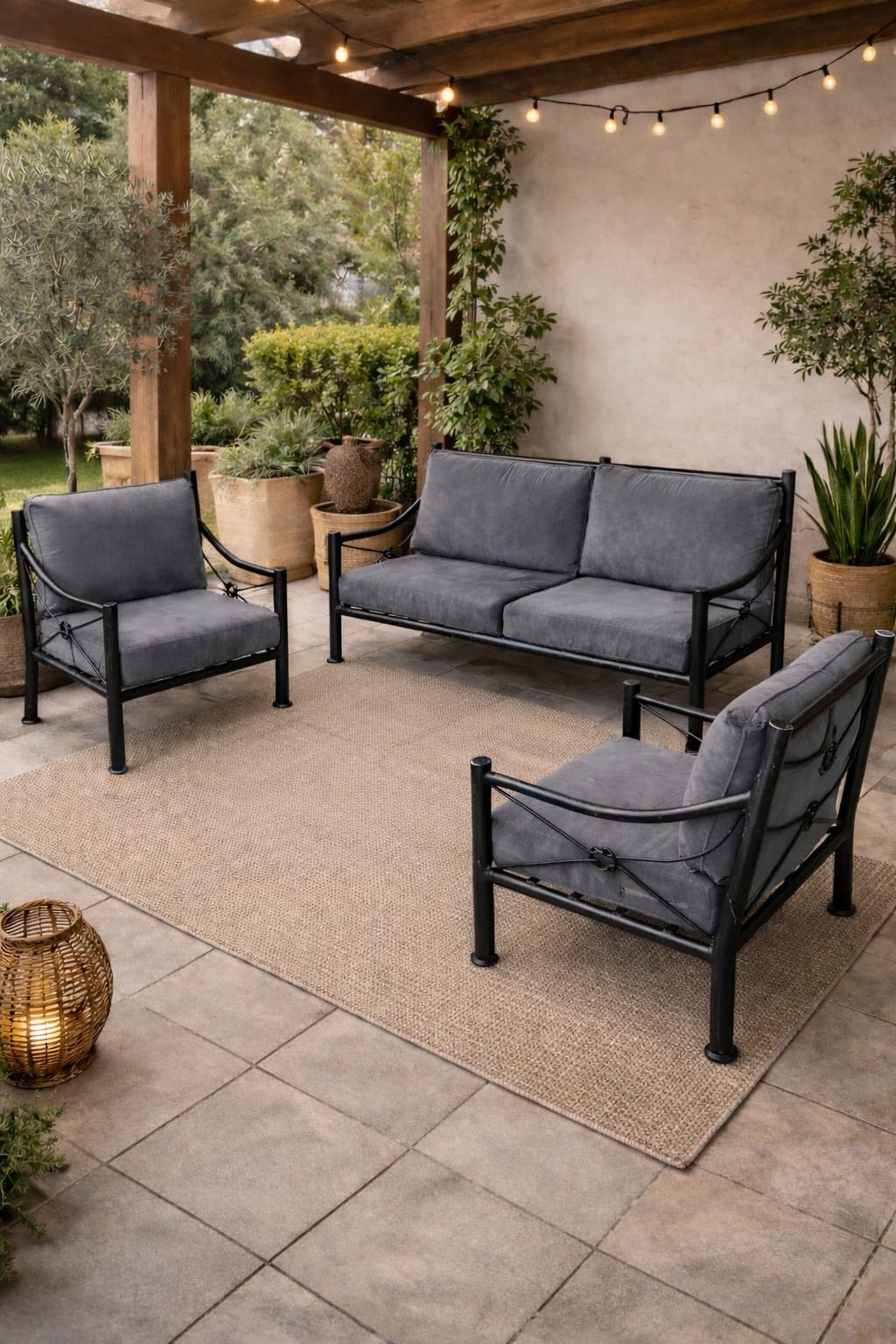 ✨ JUEGO DE LIVING EN FIERRO