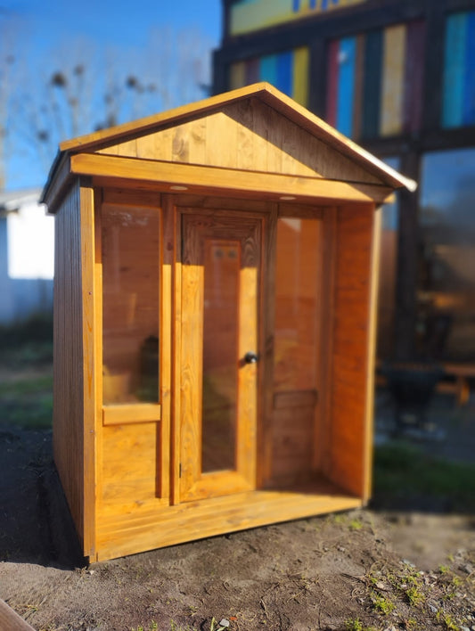 🔥 Sauna Exterior Modular Jardín – Diseño Canadiense