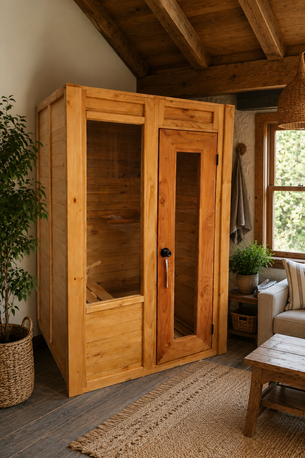 Sauna Interior Individual.