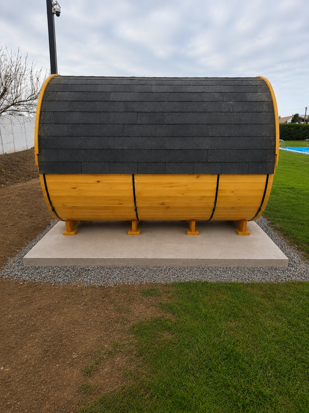 Sauna Clásico Barril con Antesala