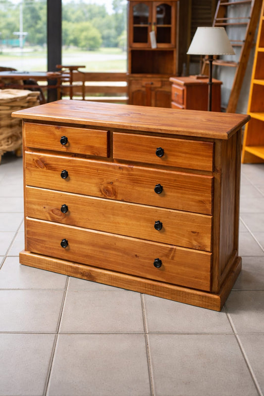 🌿 CÓMODA EN PINO NATURAL