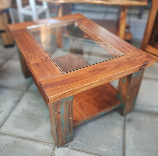 MESA DE CENTRO MADERA NACIONAL PINO