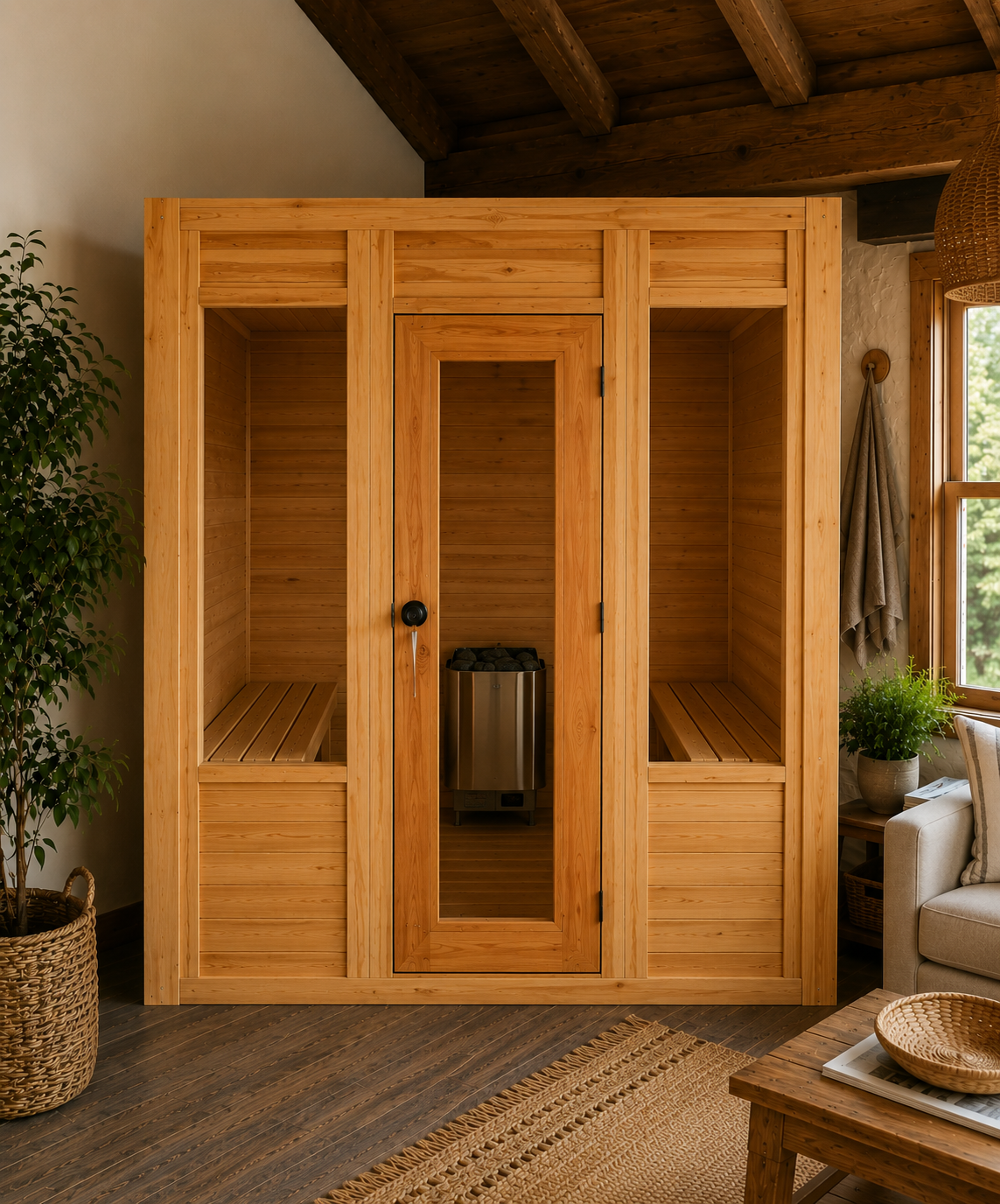 Sauna Interior Modelo 4 personas