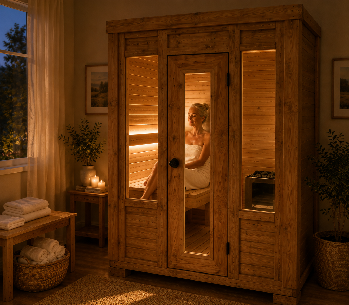 Sauna Interior Modelo 4 personas