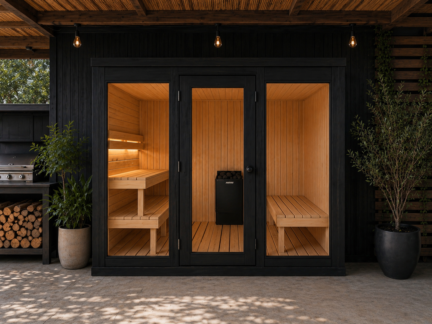 Sauna Interior modelo 4 personas.