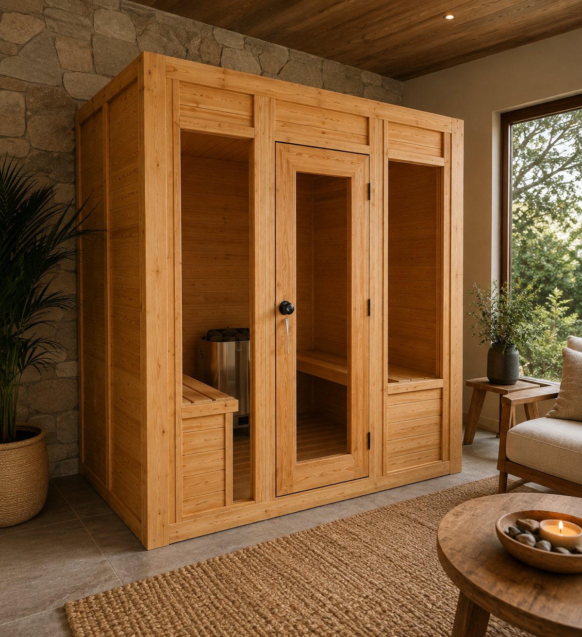 Sauna Interior Modelo 4 personas