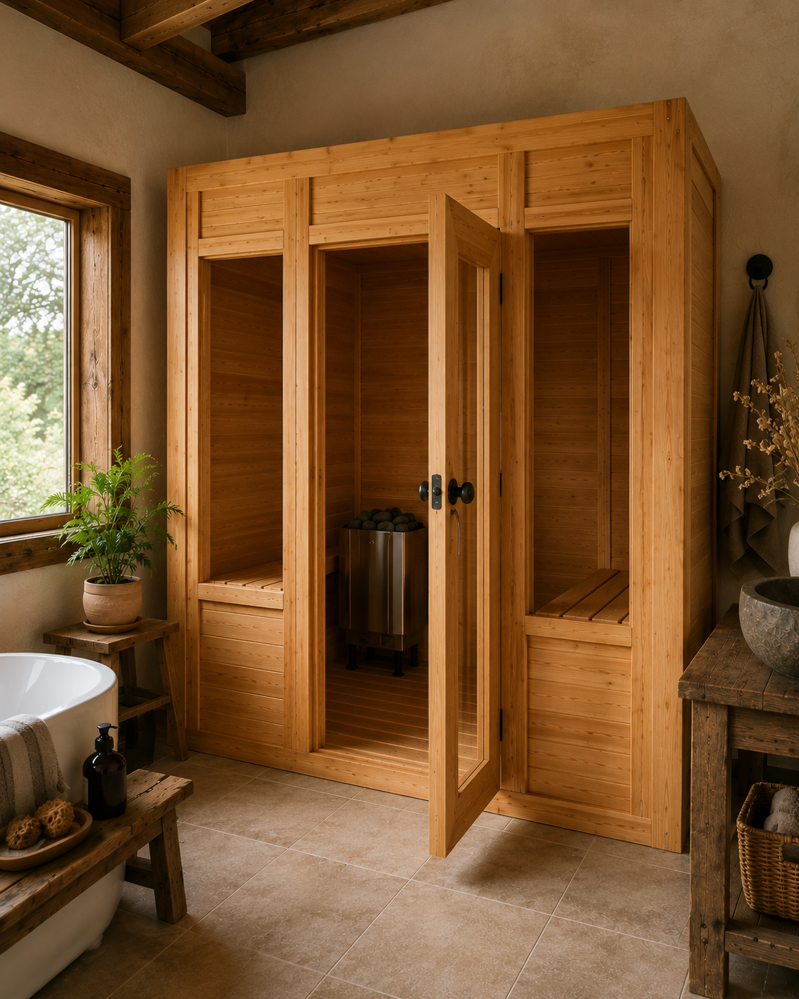 Sauna Interior Modelo 4 personas