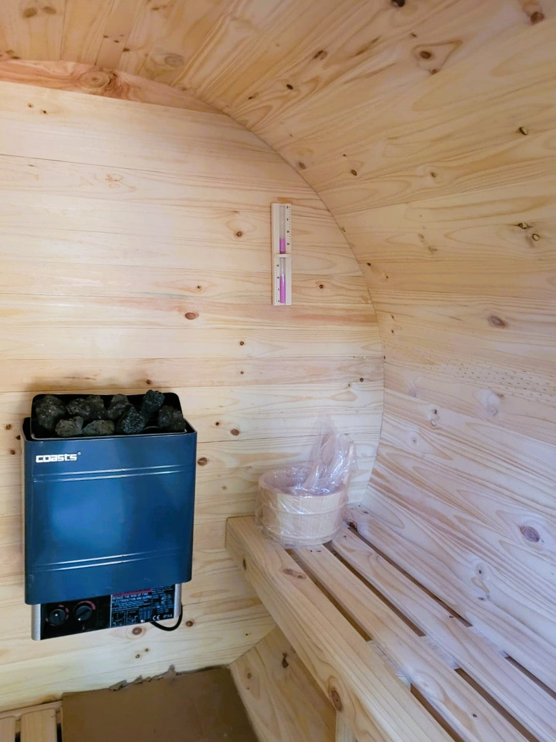 Sauna Clásico Barril Sin Antesala