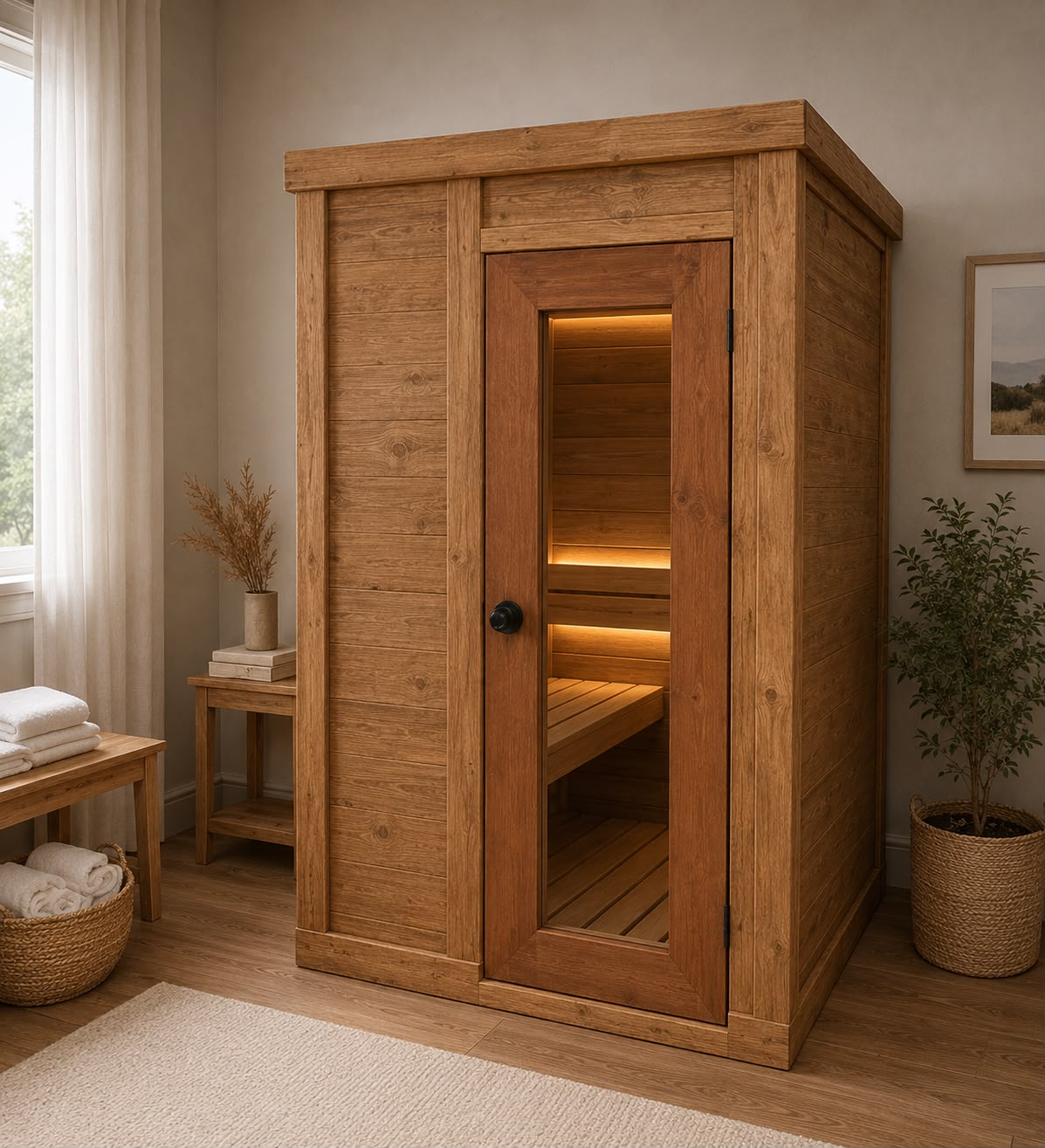 Sauna Interior Individual.