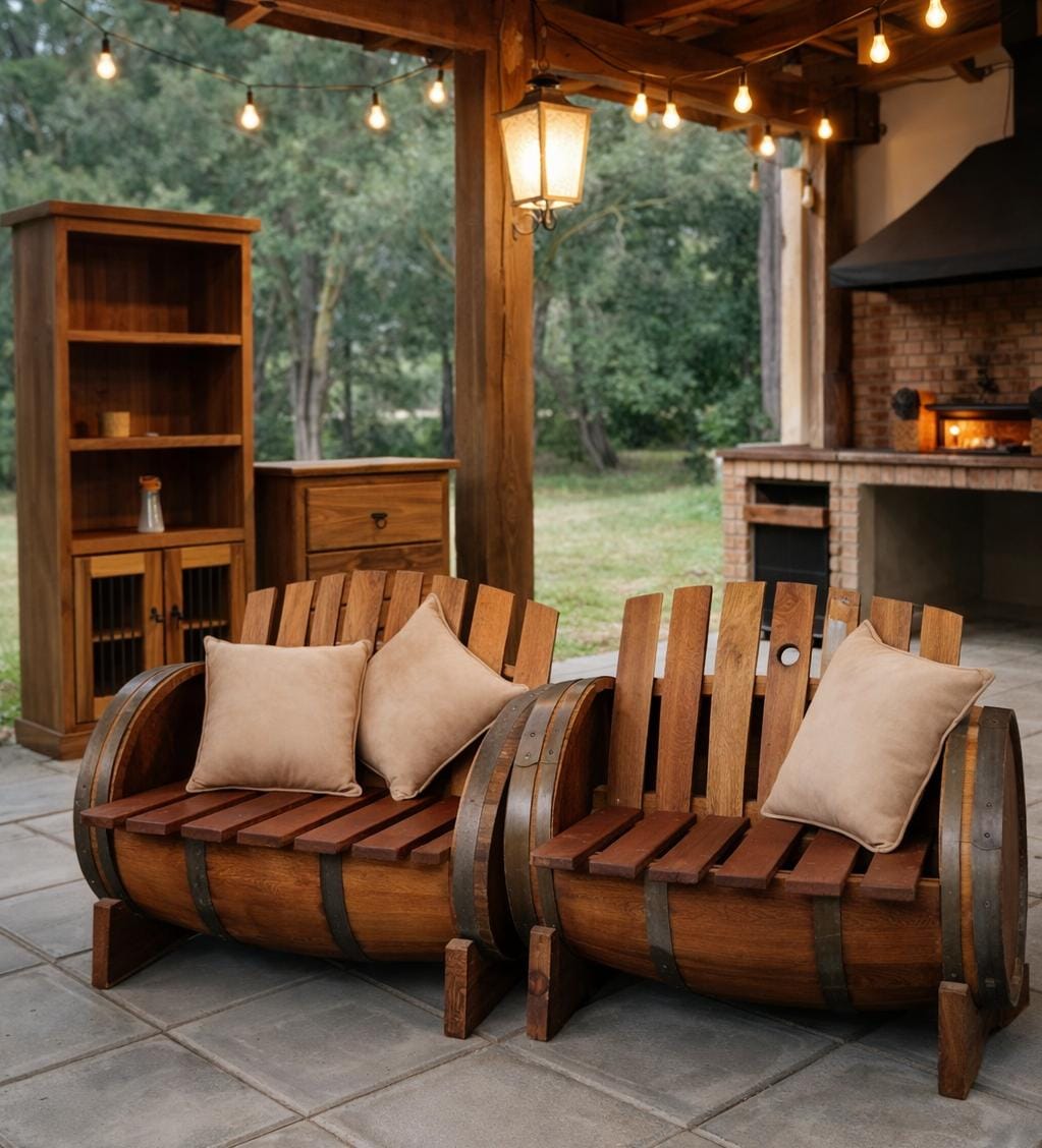 🍷 JUEGO DE BARRICAS FRANCESAS